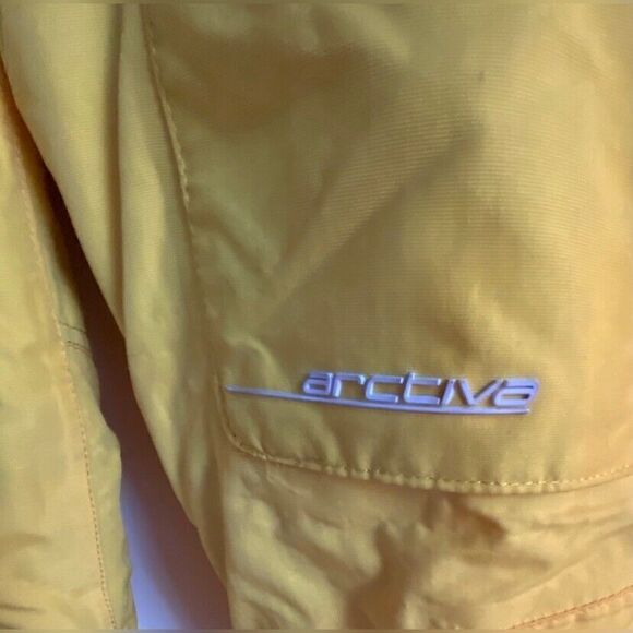 Arctiva Pants Bib Women’s Medium Yellow Snowmobile Performance Winter Ski - Picture 3 of 5